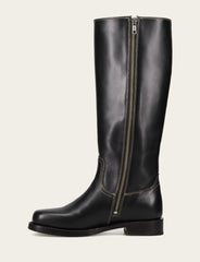 Frye Women's Black Campus Low Heel Tall Riding Boot Black