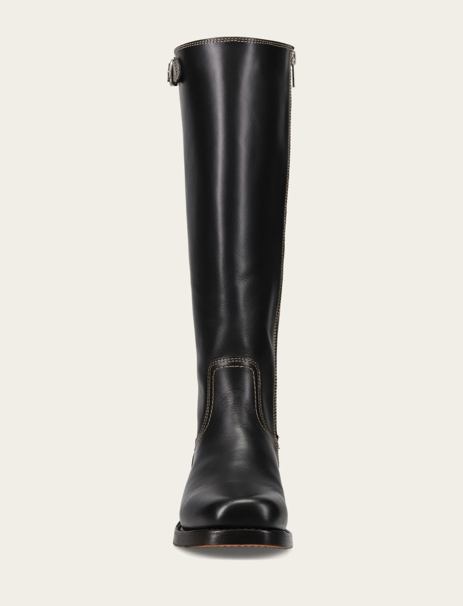 Frye Women's Black Campus Low Heel Tall Riding Boot Black