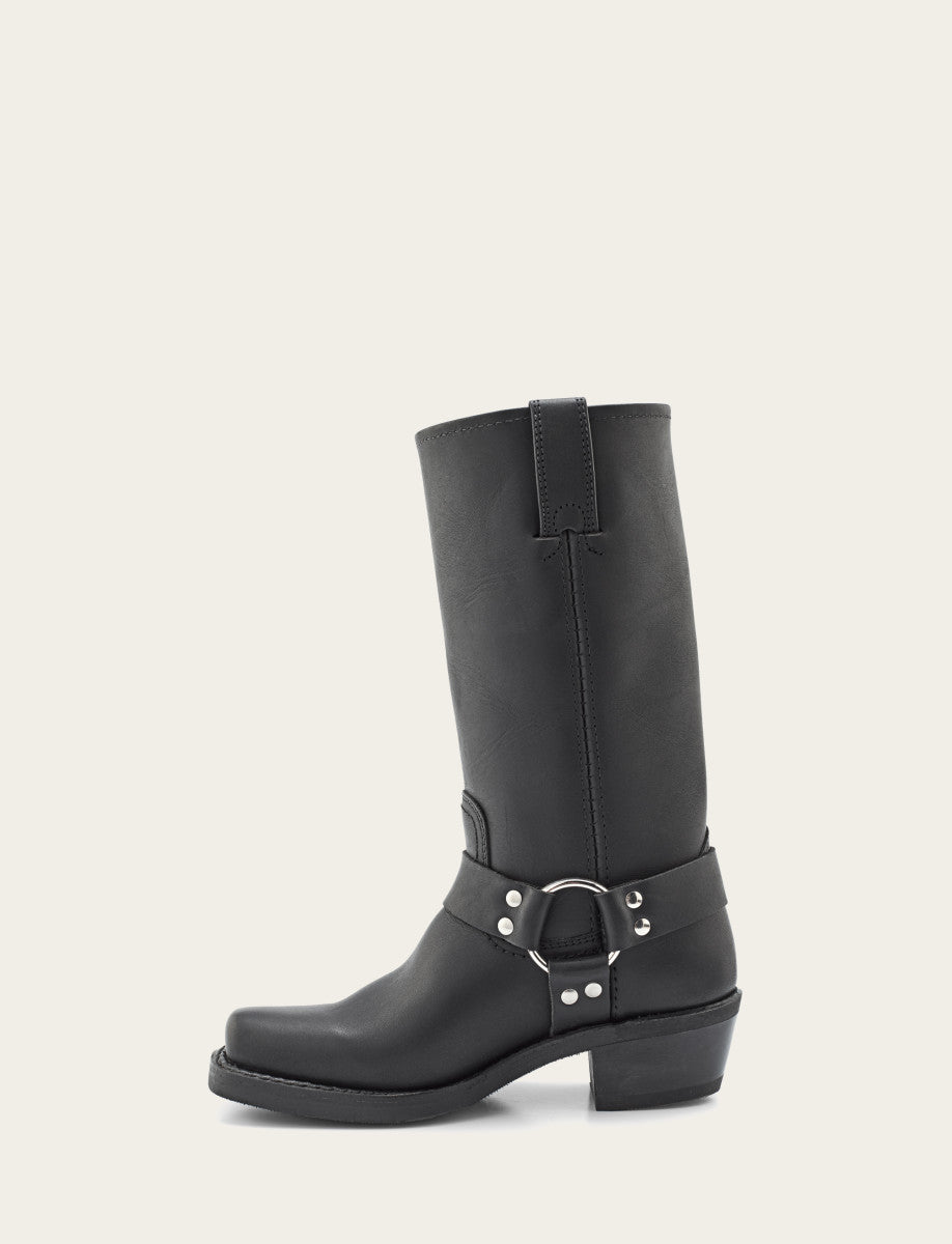 Frye Women's Black Harness 12R Boots Black