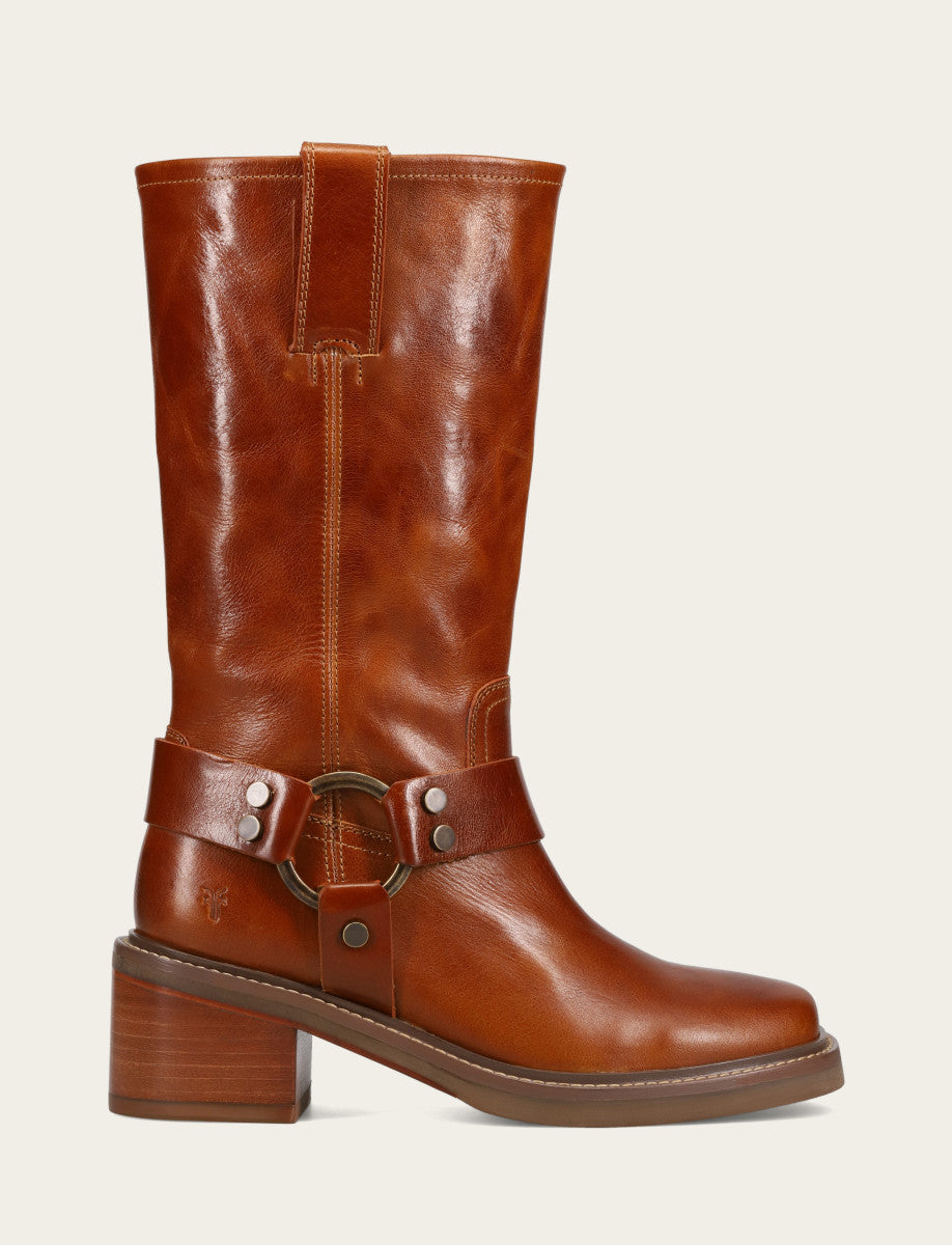 Frye Women’s Amber Knee-High Kate Harness Boot Amber