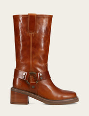 Frye Women’s Amber Knee-High Kate Harness Boot Amber