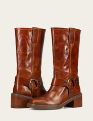 Frye Women’s Amber Knee-High Kate Harness Boot Amber