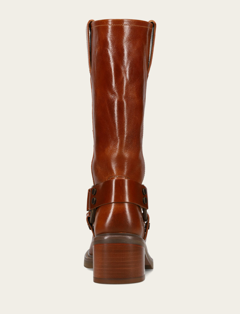Frye Women’s Amber Knee-High Kate Harness Boot Amber