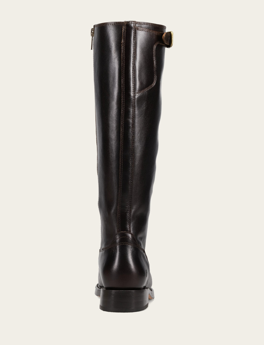 Frye Women's Bourbon Campus Low Heel Tall Riding Boot Bourbon