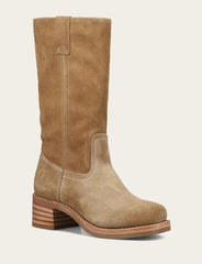 Frye Women's Tan Buck Campus 12R Boots Tan Buck