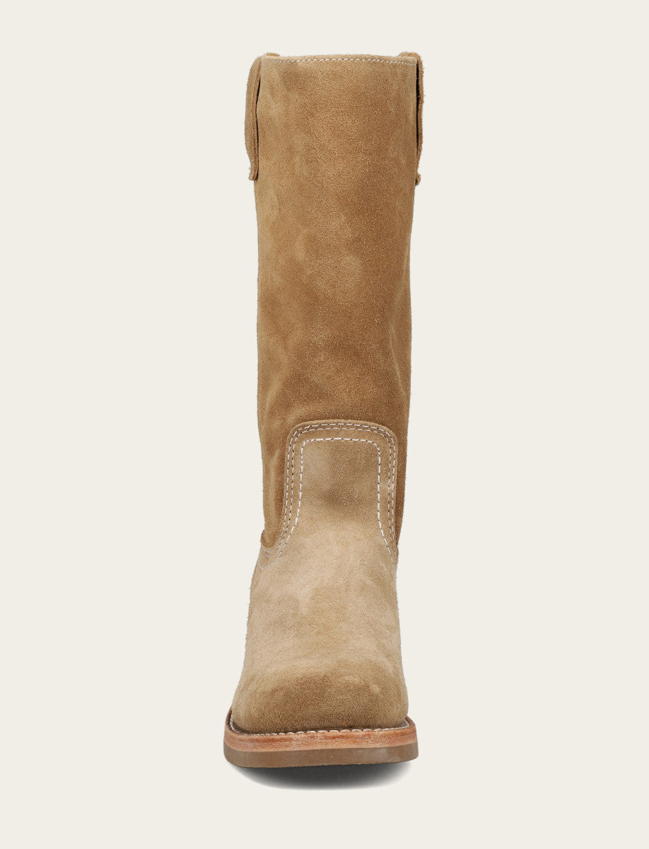 Frye Women's Tan Buck Campus 12R Boots Tan Buck