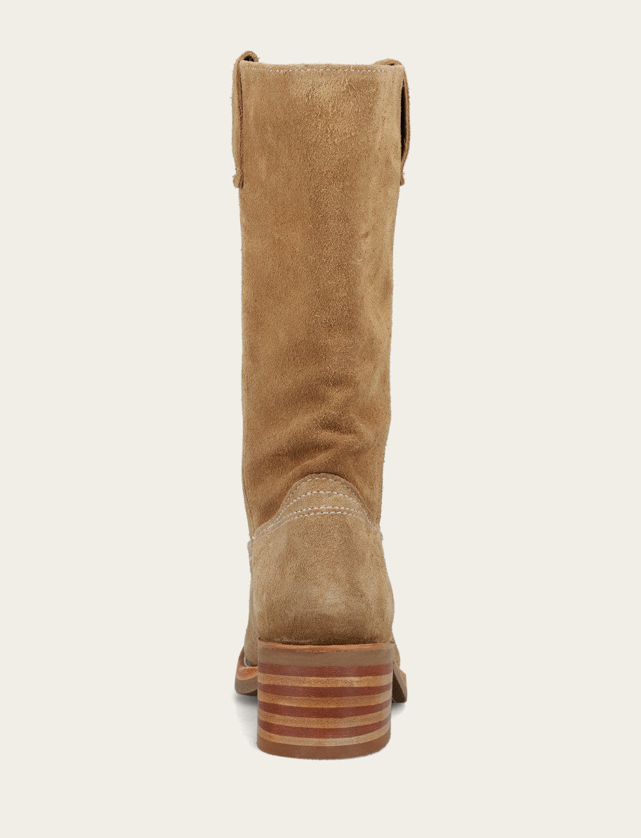 Frye Women's Tan Buck Campus 12R Boots Tan Buck