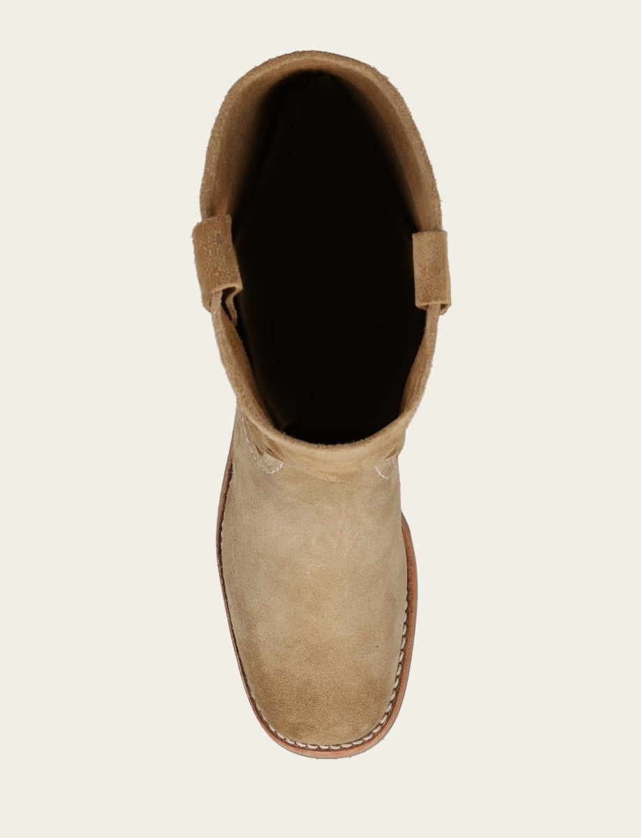 Frye Women's Tan Buck Campus 12R Boots Tan Buck