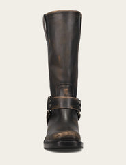 Frye Women's Distressed Black Kate Harness Boot Distressed Black