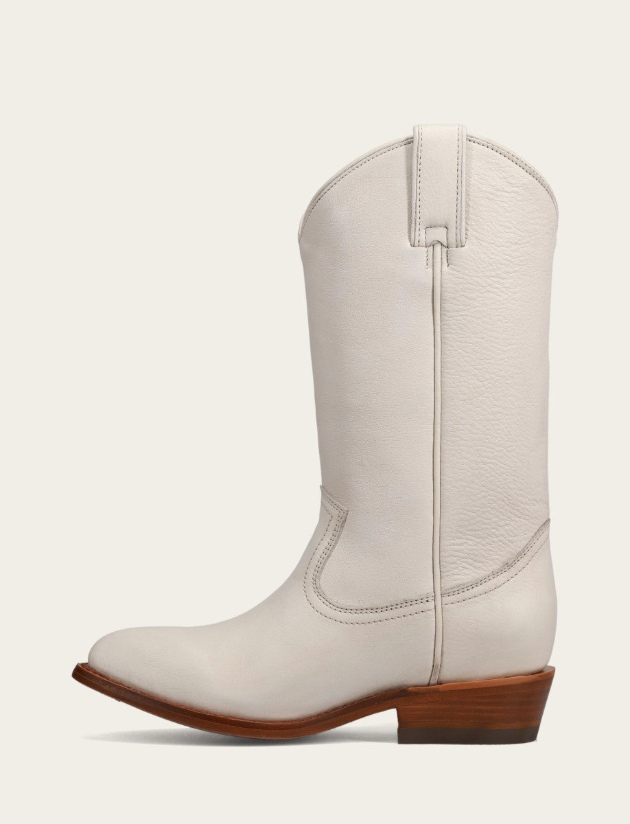 Frye Billy Pull On Boot White