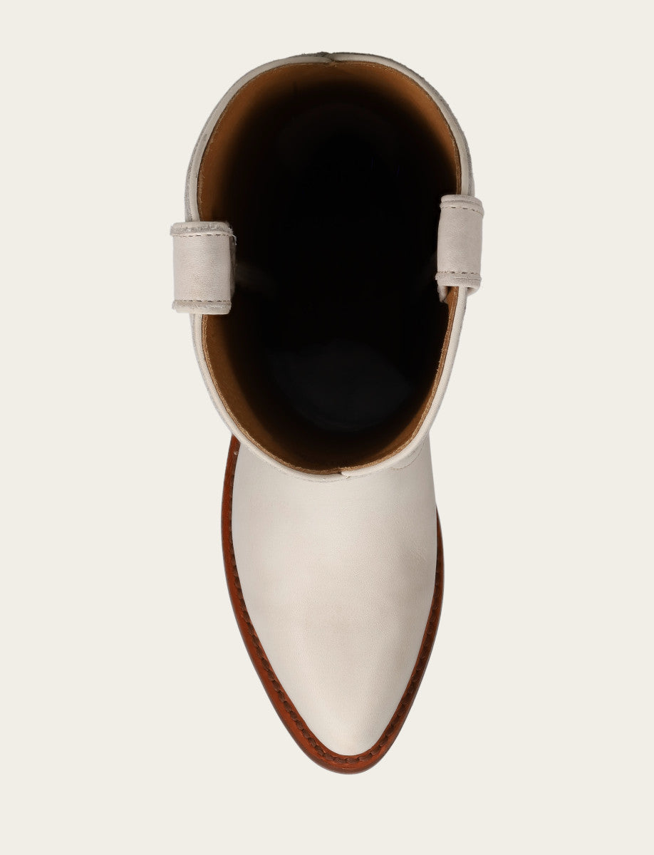 Frye Billy Pull On Boot White