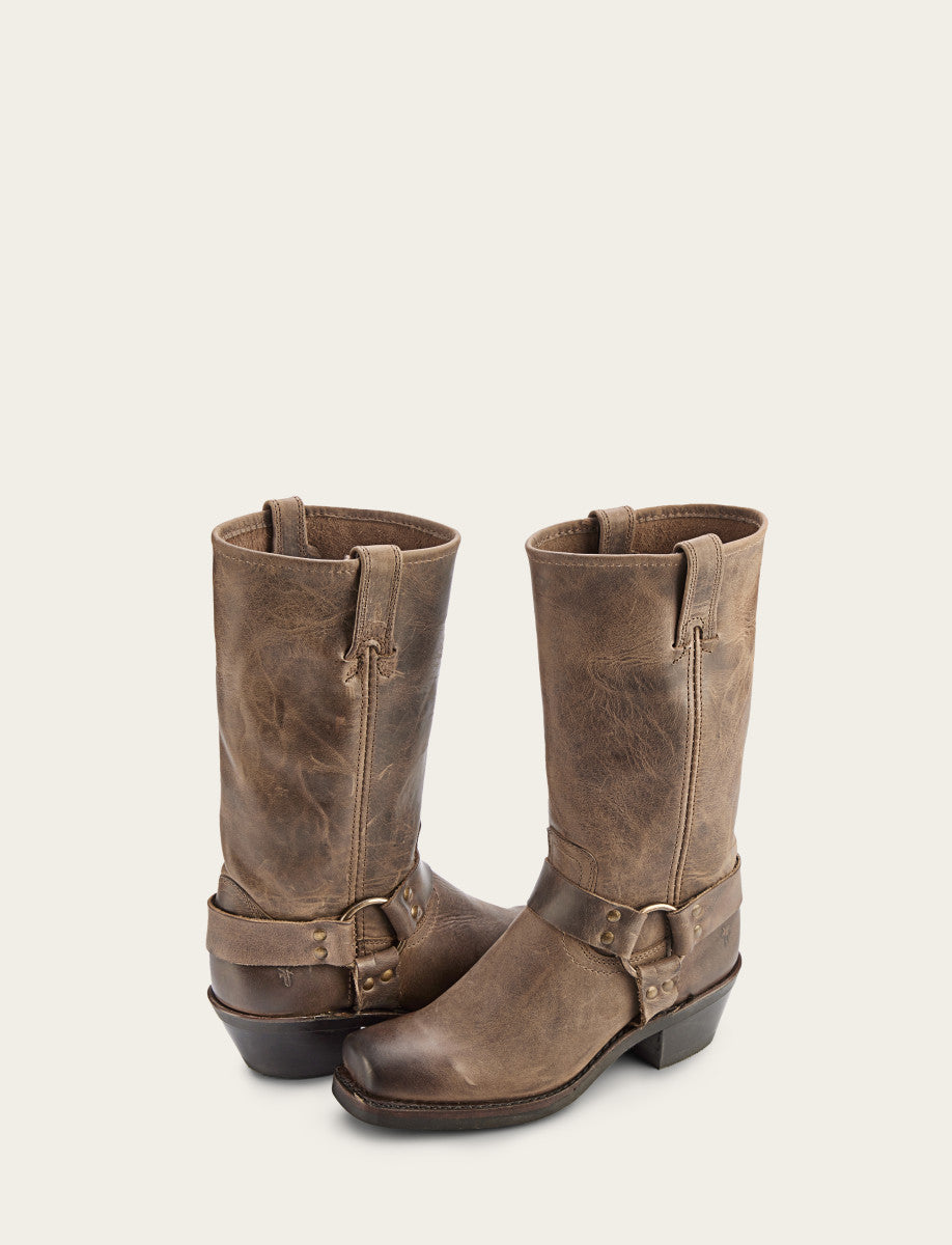 Frye Women's Smoke Harness 12R Boots Smoke