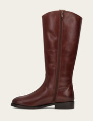 Frye Women's Saddle Melissa Button Tall Inside Zip Wide Calf Boot Saddle