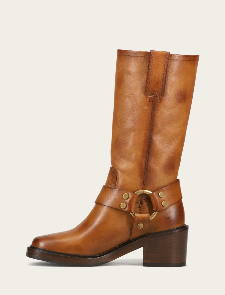 Frye Women's Bark Kate Harness Boots Bark