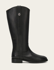 Frye Women's Black Melissa Button Tall Inside Zip Boot Black