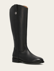Frye Women's Black Melissa Button Tall Inside Zip Boot Black