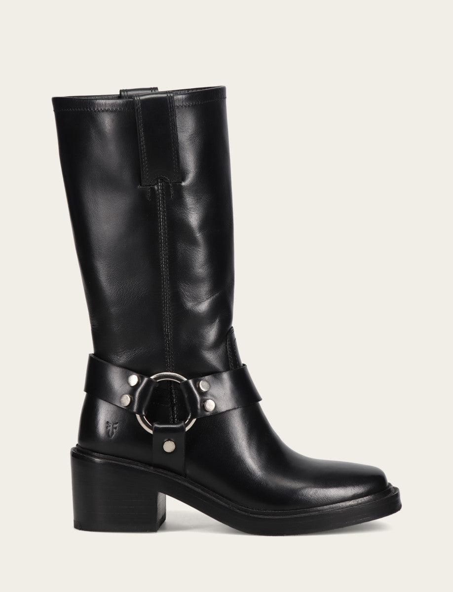 Frye Women's Black Kate Harness Boots Black