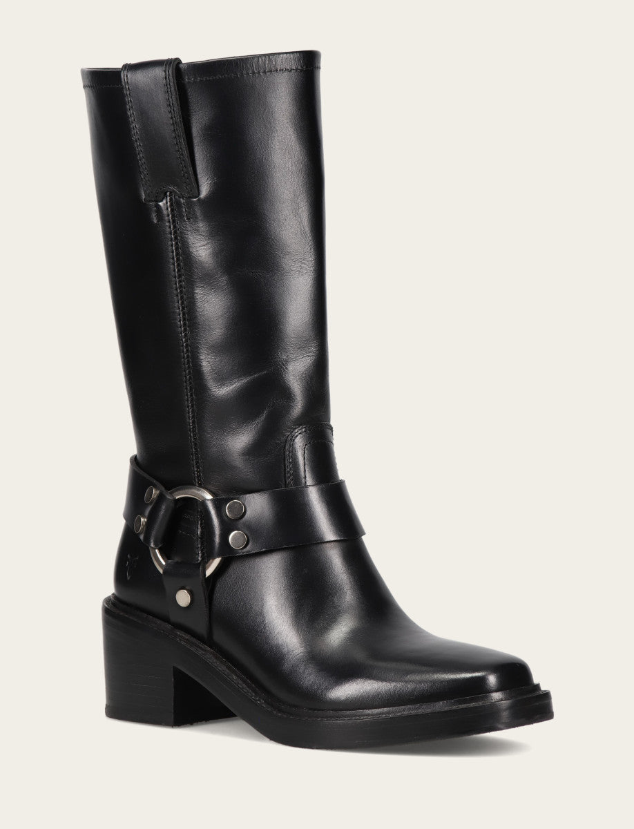 Frye Women's Black Kate Harness Boots Black