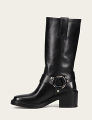 Frye Women's Black Kate Harness Boots Black