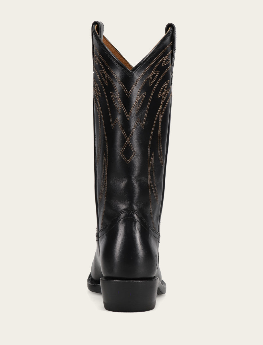 Frye Women's Black Billy Pull On Deco Stitch Boots Black