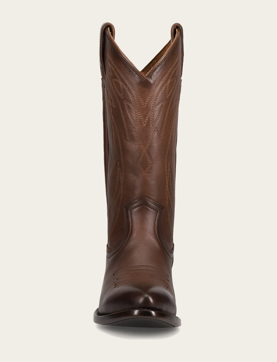 Frye Women's Bourbon Billy Pull On Deco Stitch Boots Bourbon