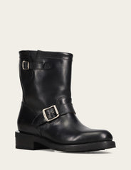 Frye Women's Black Viv Short Engineer Boot Black