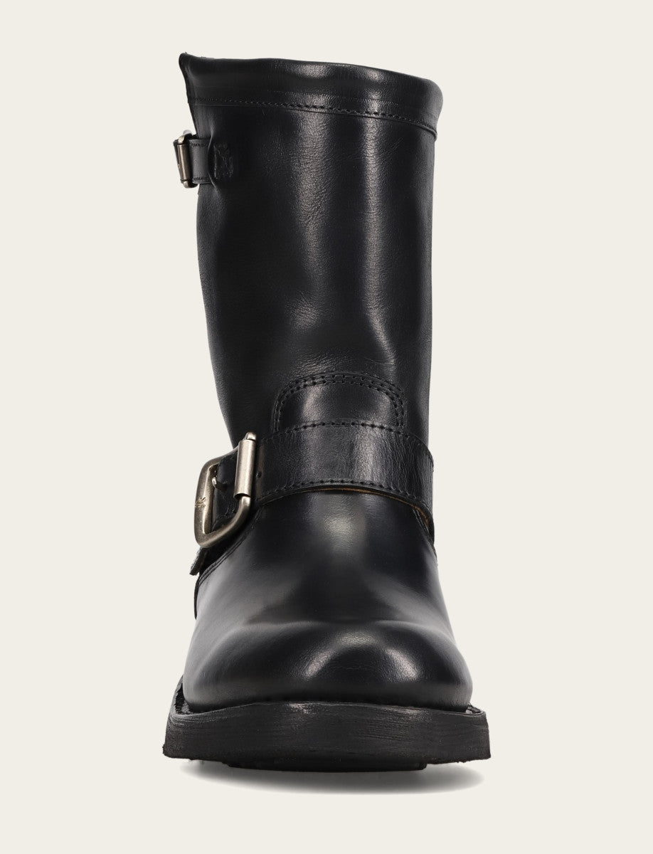 Frye Women's Black Viv Short Engineer Boot Black