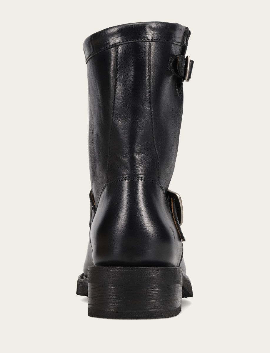 Frye Women's Black Viv Short Engineer Boot Black