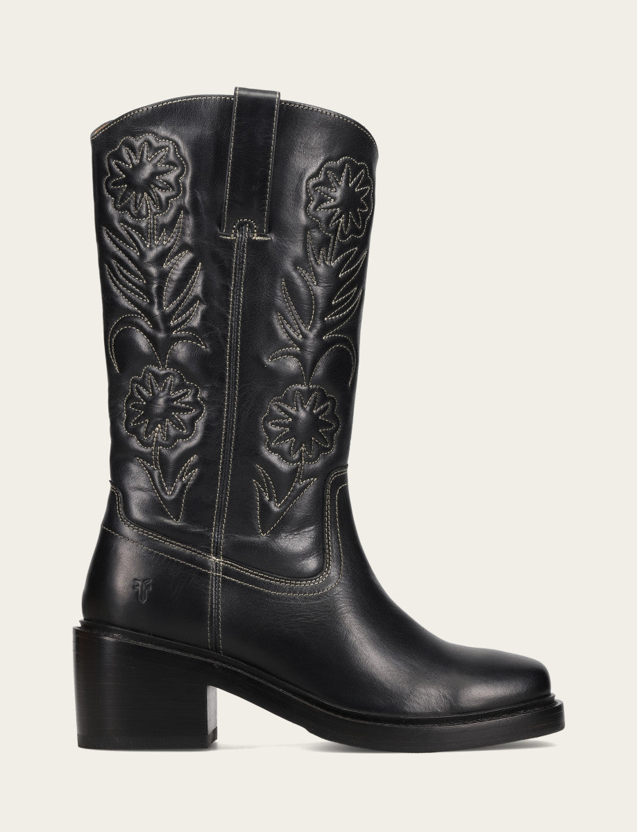 Frye Women's Black Kate Deco Stitch Boot Black