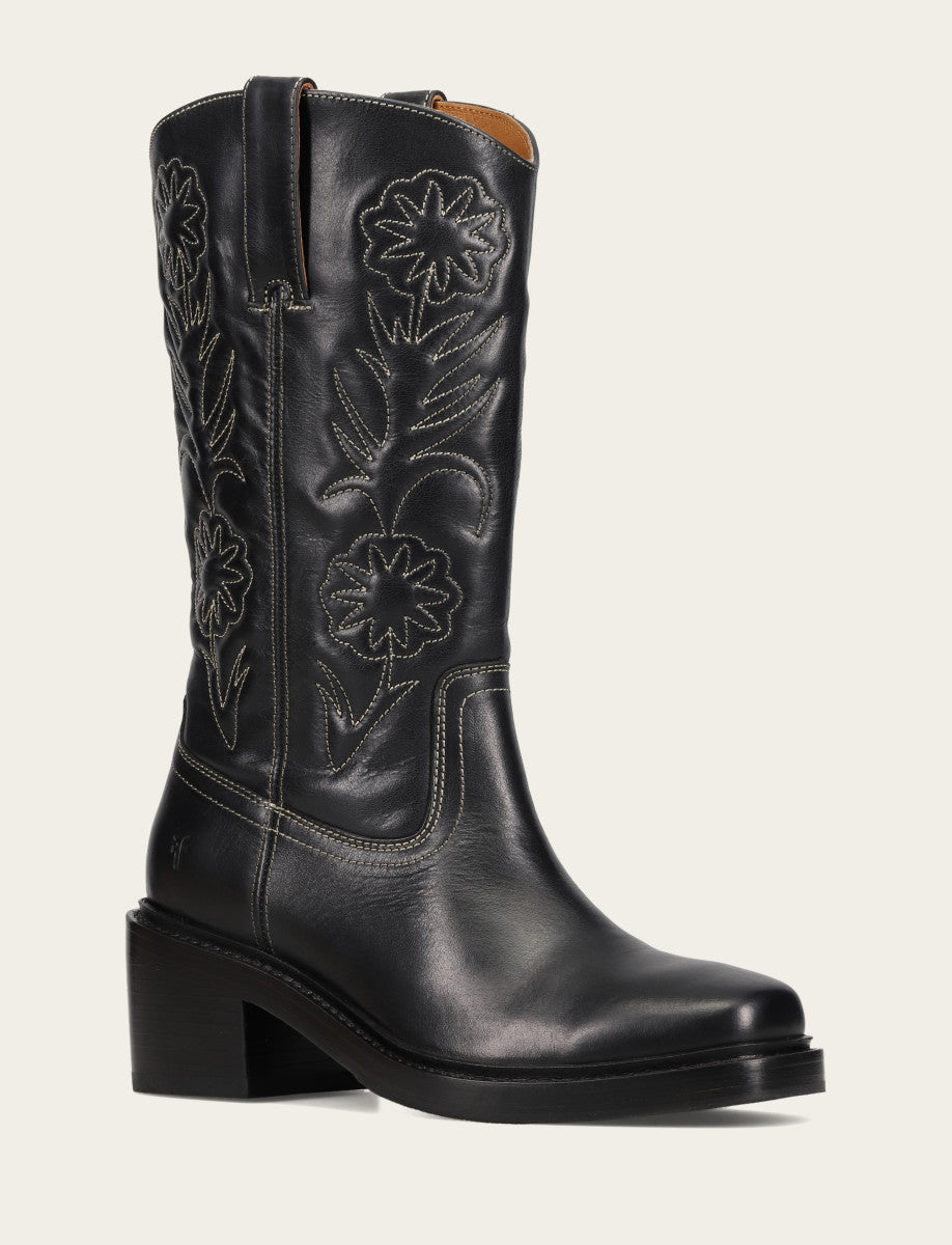 Frye Women's Black Kate Deco Stitch Boot Black