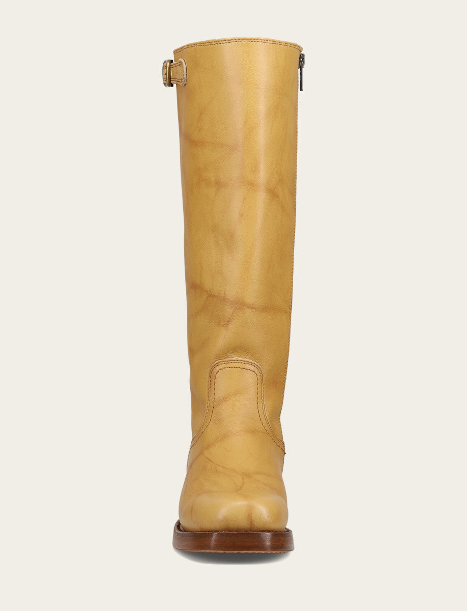 Frye Women's Banana Campus Low Heel Tall Riding Wide Calf Boot Banana