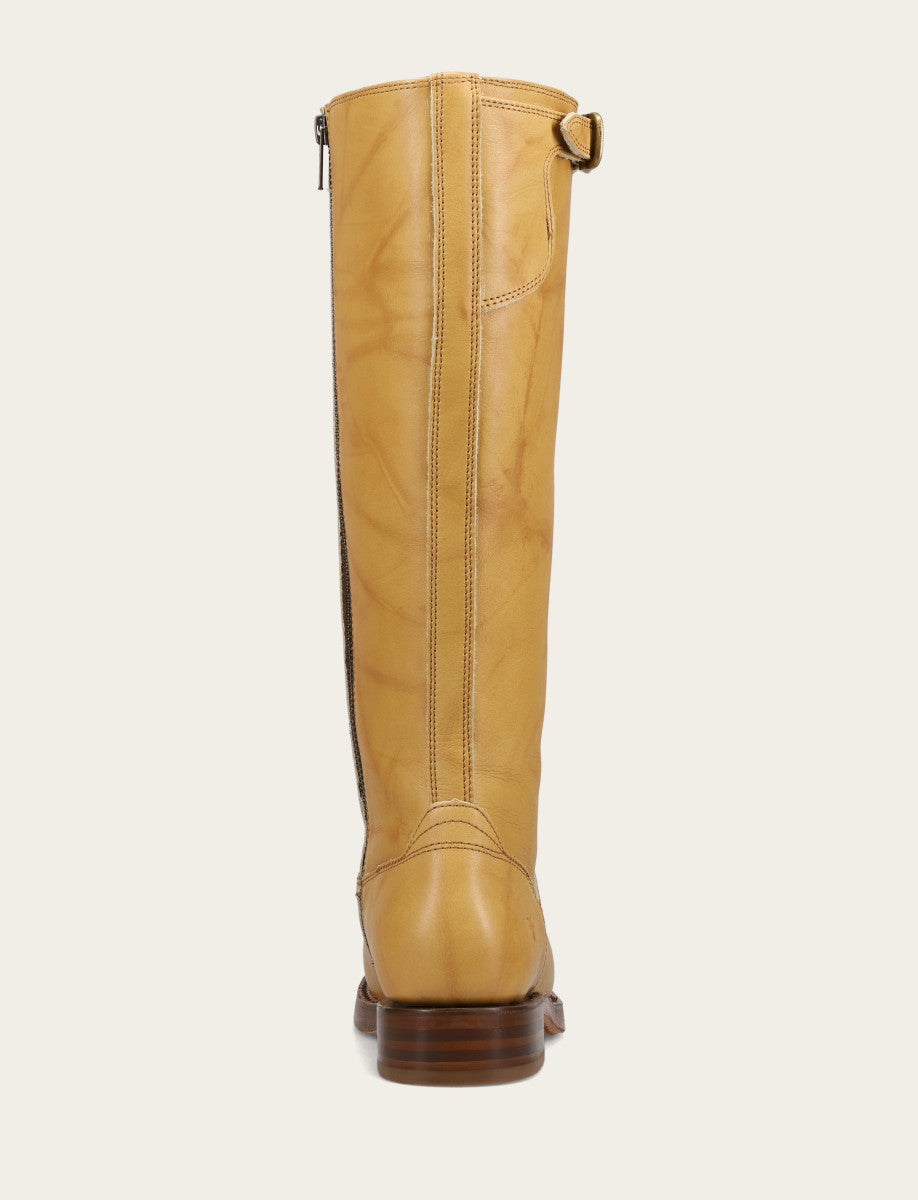 Frye Women's Banana Campus Low Heel Tall Riding Wide Calf Boot Banana