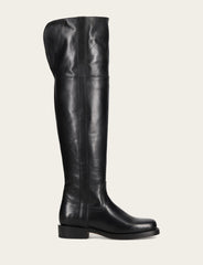 Frye Women's Black Campus Low Heel Over The Knee Boot Black