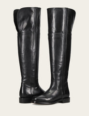 Frye Women's Black Campus Low Heel Over The Knee Boot Black