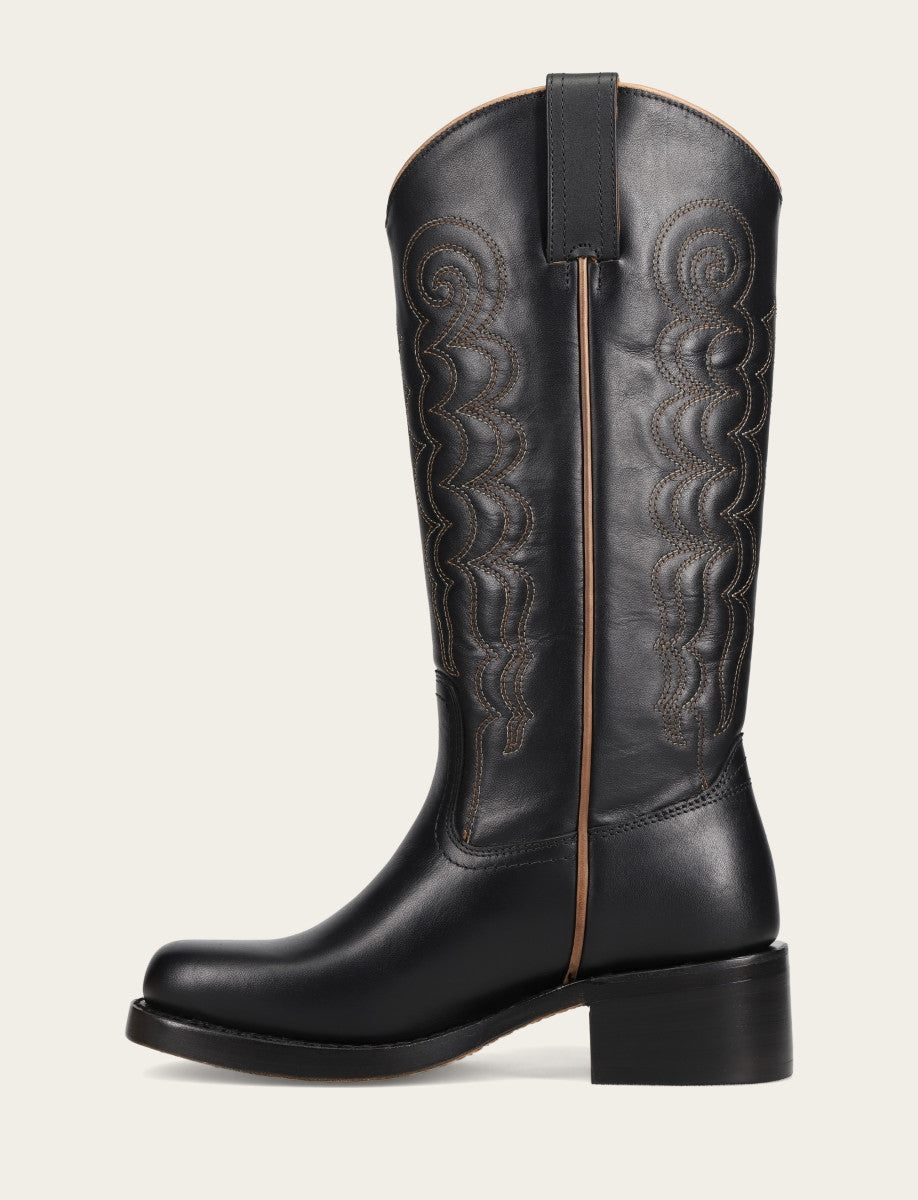 Frye Women's Black Campus Deco Stitch Boot Black