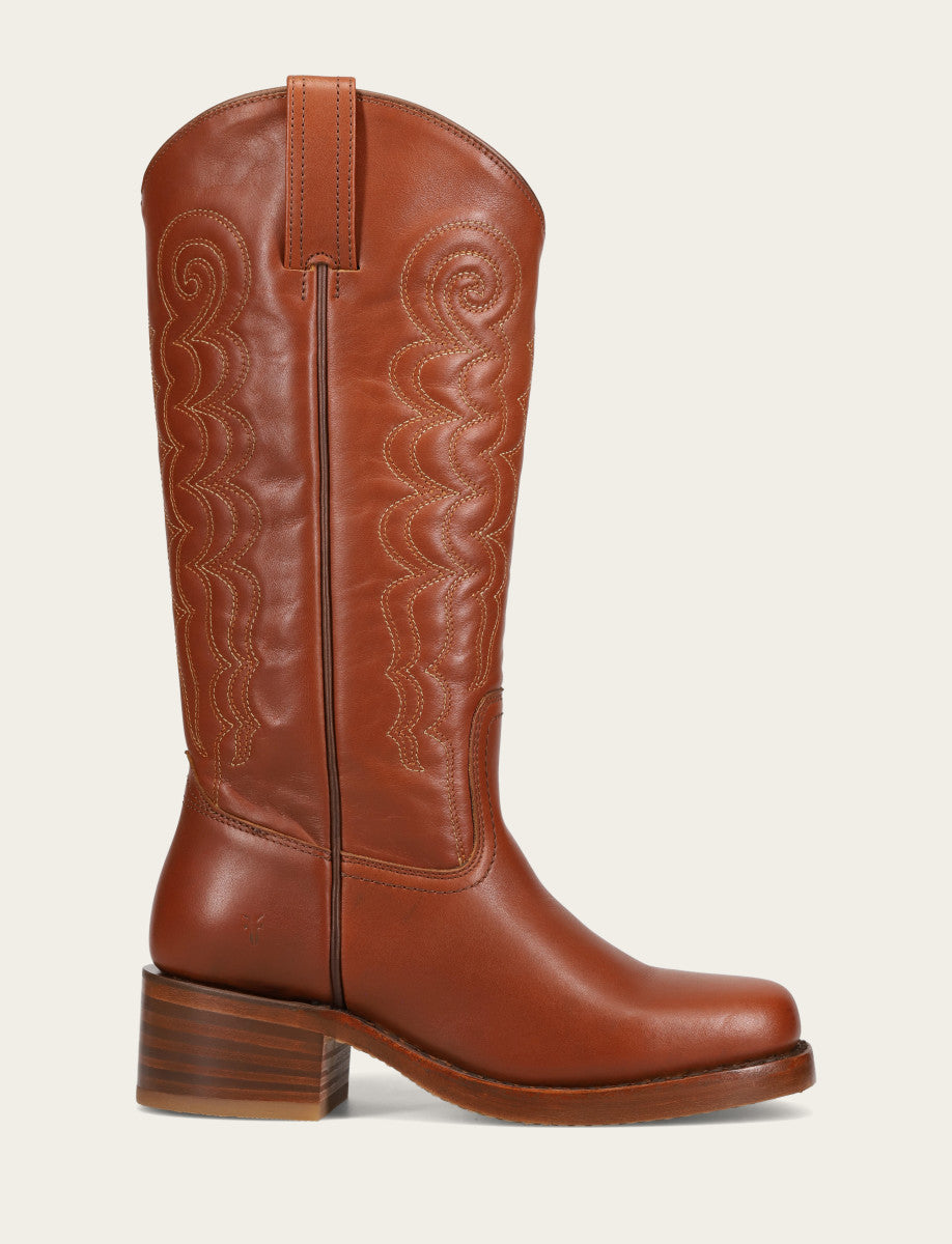 Frye Women's Walnut Campus Deco Stitch Boot Walnut