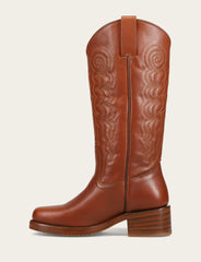 Frye Women's Walnut Campus Deco Stitch Boot Walnut