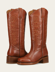 Frye Women's Walnut Campus Deco Stitch Boot Walnut
