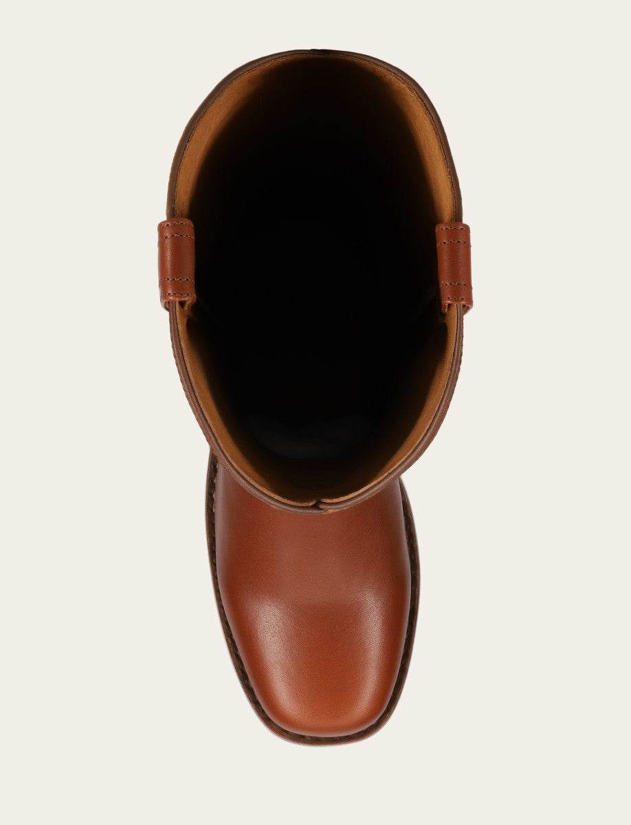 Frye Women's Walnut Campus Deco Stitch Boot Walnut
