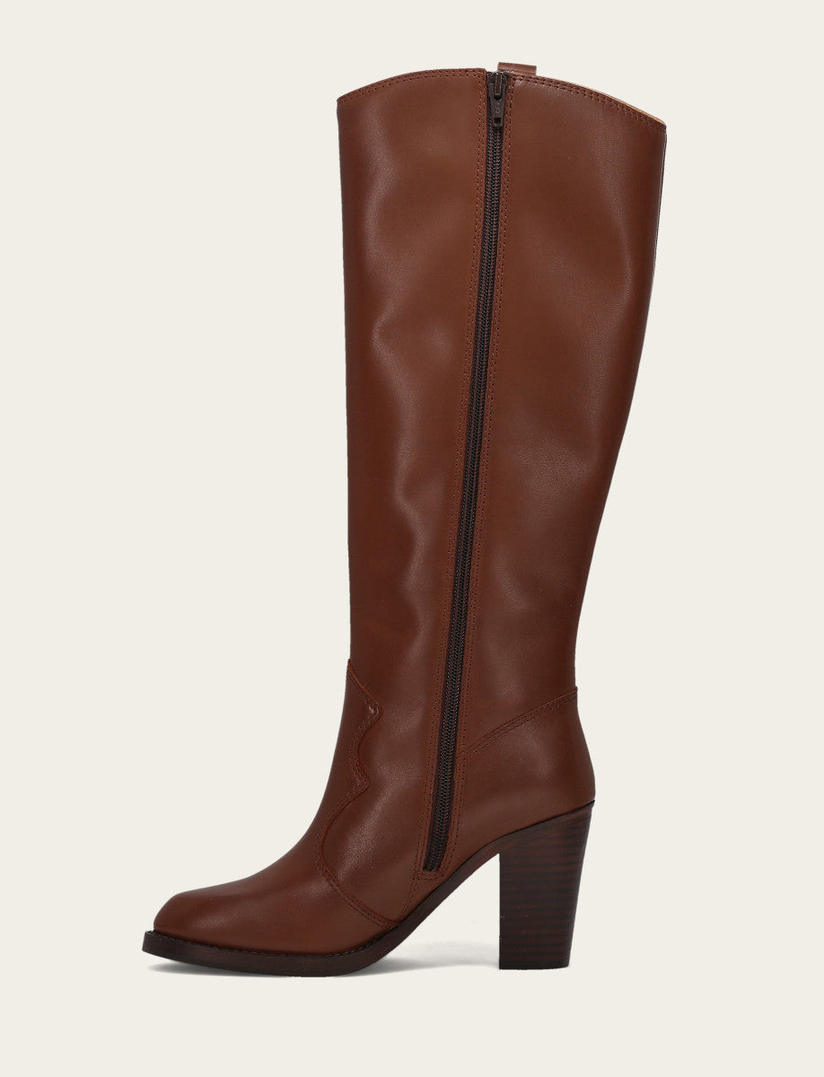Frye Women's Walnut Corinne Tall Boot Walnut