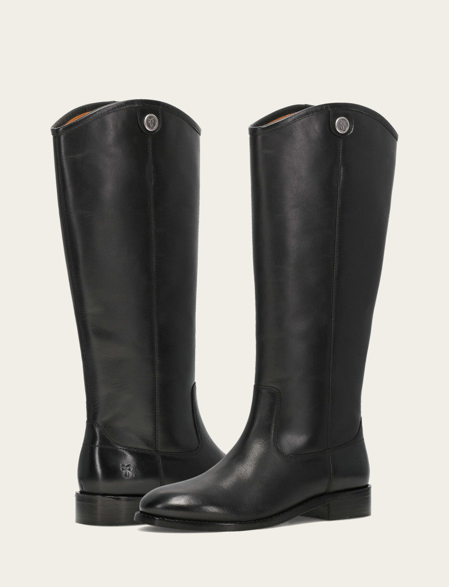 Frye Women’s Black Wide Calf Melissa Button 2 Tall Boots | Frye Black