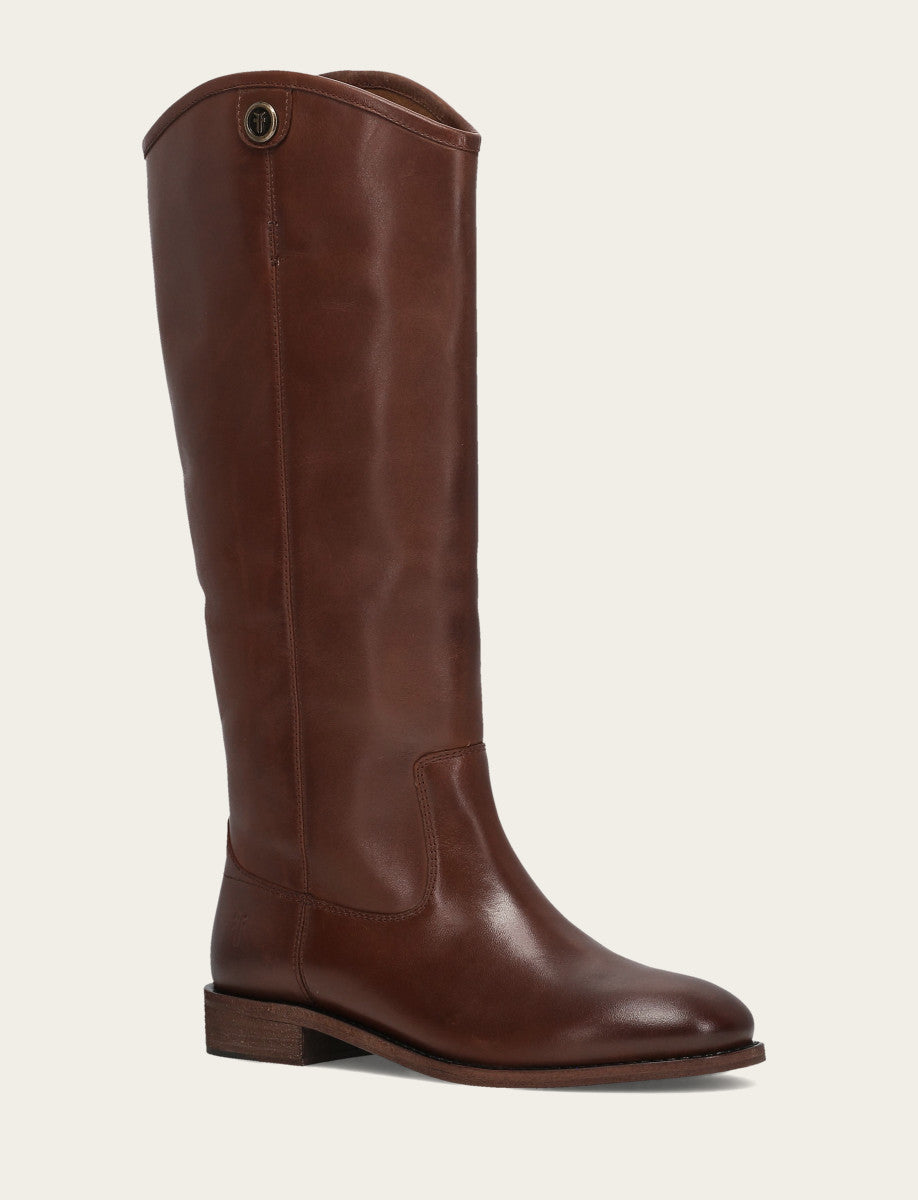 Frye Women’s Cognac Wide Calf Melissa Button 2 Tall Boots | Frye Cognac