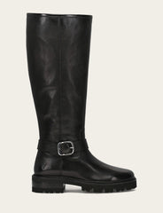 Frye Women's Black Olivia Buckle Tall Boot Black
