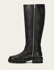 Frye Women's Black Olivia Buckle Tall Boot Black