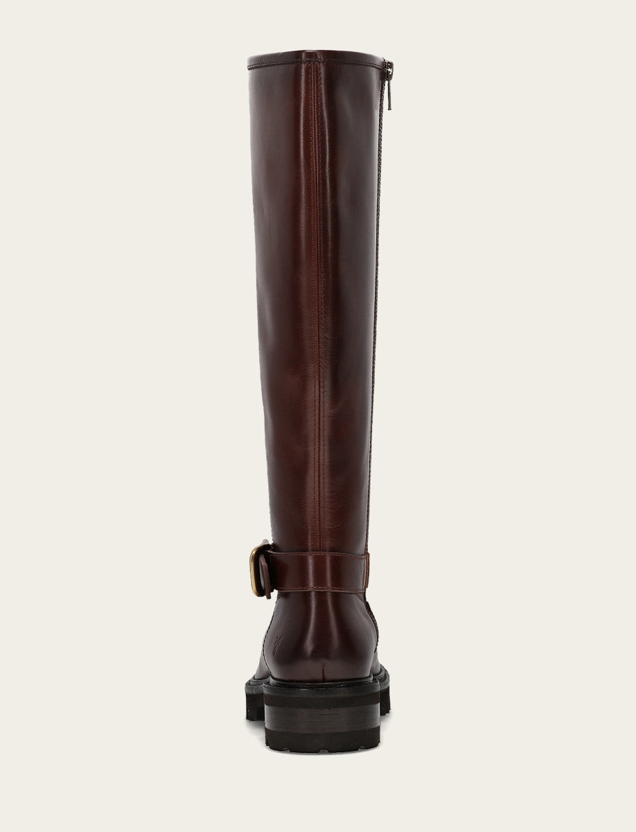 Frye Women's Bourbon Olivia Buckle Tall Boot Bourbon