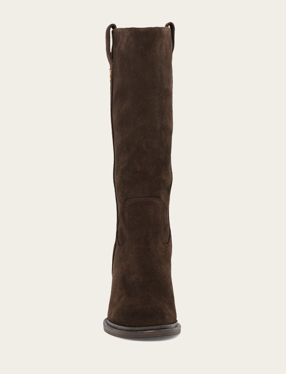 Frye Women's Dark Brown Alex Slouchy Mid Boot Dark Brown