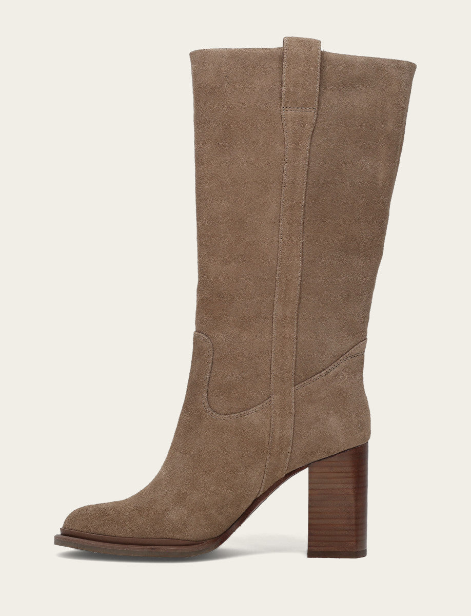 Frye Women's Dark Taupe Alex Slouchy Mid Boot Dark Taupe
