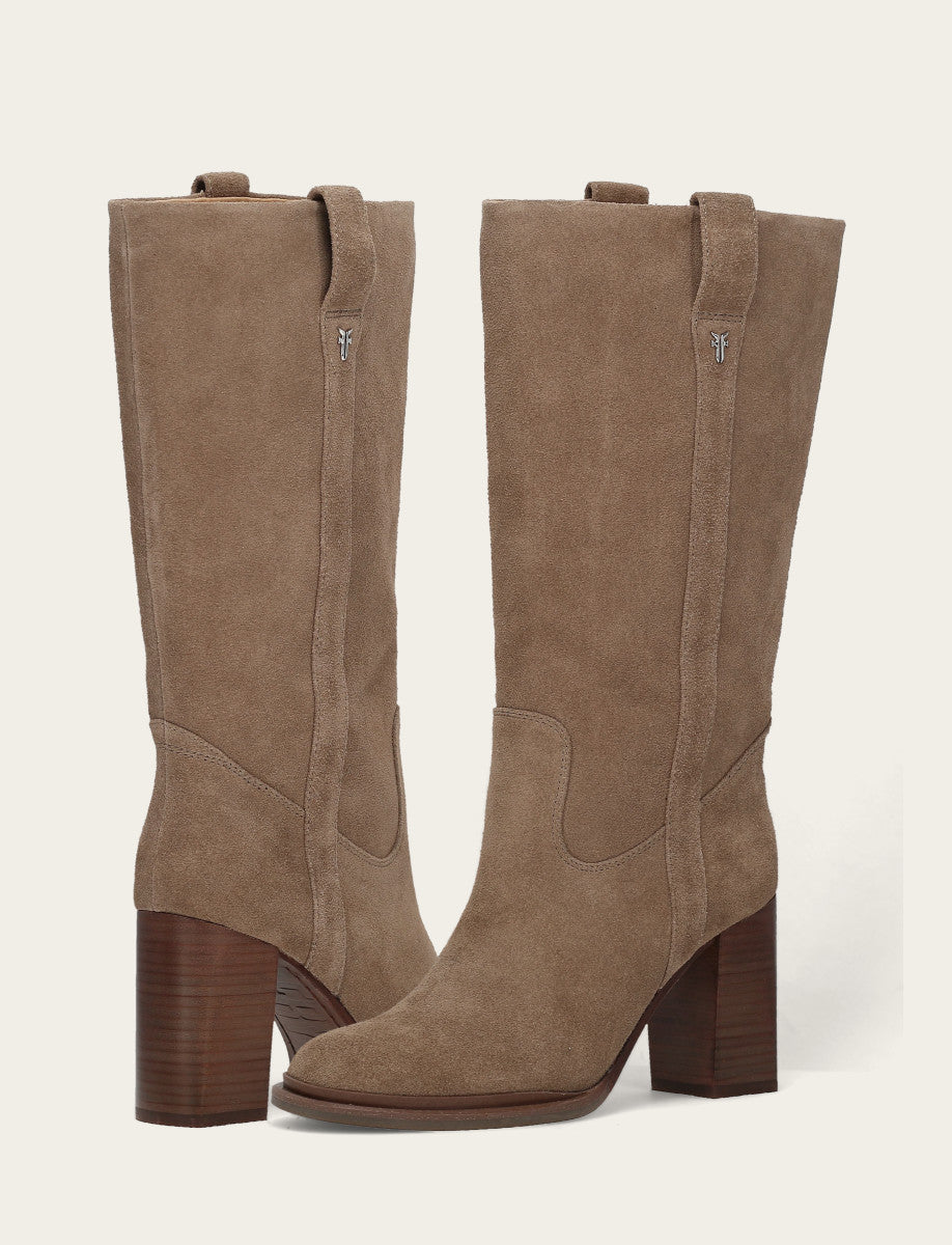 Frye Women's Dark Taupe Alex Slouchy Mid Boot Dark Taupe