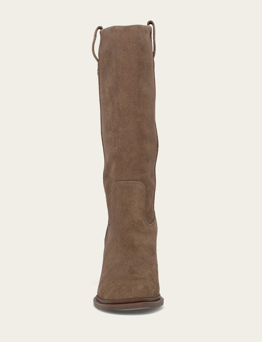 Frye Women's Dark Taupe Alex Slouchy Mid Boot Dark Taupe