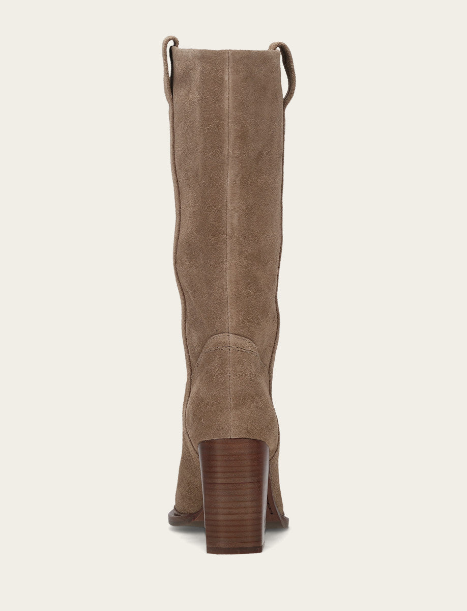 Frye Women's Dark Taupe Alex Slouchy Mid Boot Dark Taupe